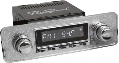 RetroSound Radio 911 or 914 Porsche 1970-1976 Chrome Style
